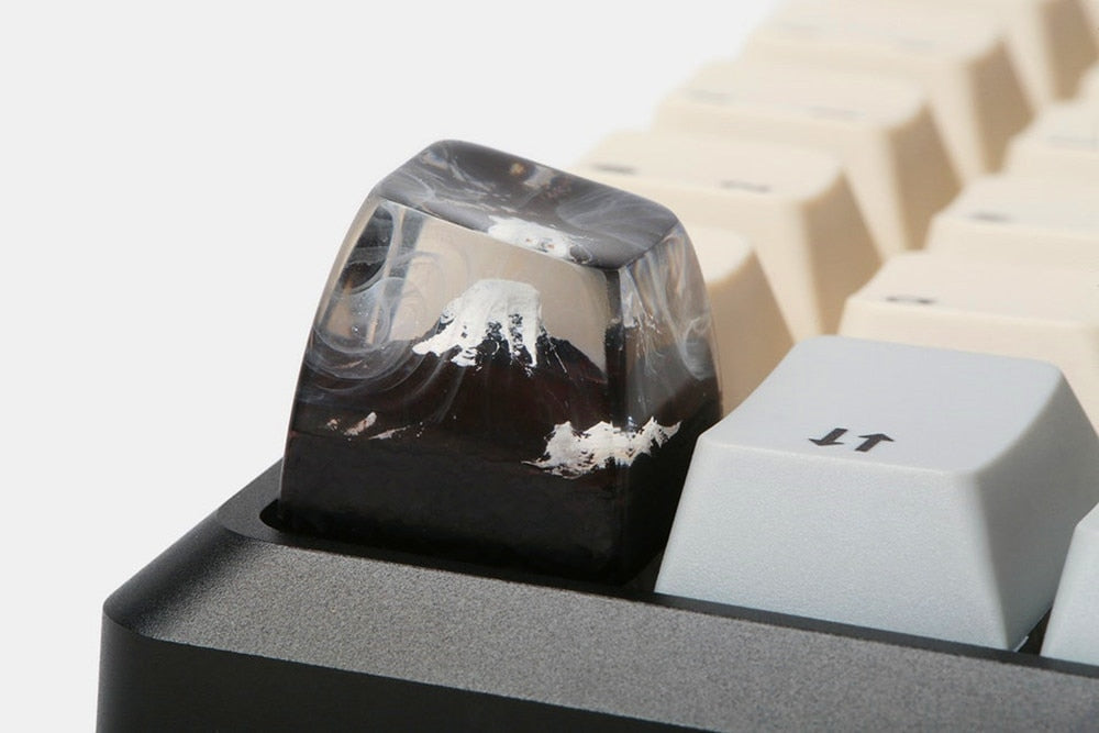 Handmade Resin & Silver Foil Artisan Keycap – Keyboard8