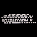 87 Mechanical Keyboard White Keycap Set