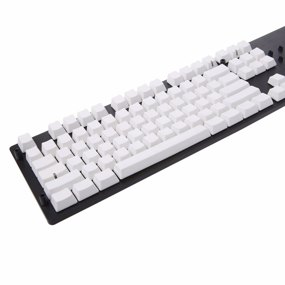 87 Mechanical Keyboard White Keycap Set