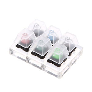 6 Cherry MX Clear Switch Keyboard Tester